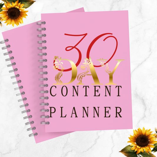 30 Day Content Planner - Robeautee LLC